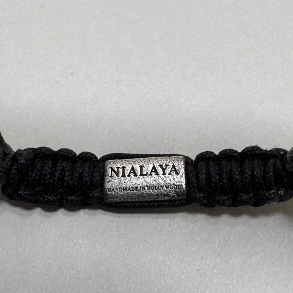 Nialaya Sterling Silver Beaded Bracelet - Picture 2 of 10